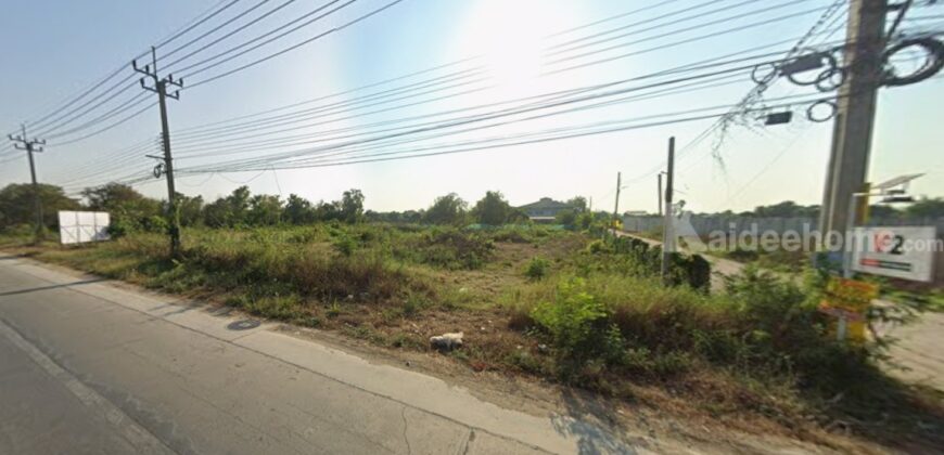 ที่ดินไทรน้อย นนทบุรี ติดถนนทางหลวงชนบท