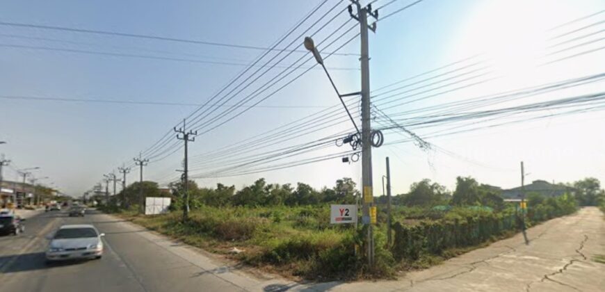 ที่ดินไทรน้อย นนทบุรี ติดถนนทางหลวงชนบท