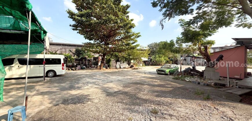 ขายที่ดินปู่เจ้าสมิงพราย ผังสีม่วง 2-2-57.8 ไร่ ติดถนนใหญ่ ถูกกว่าราคาประเมิน