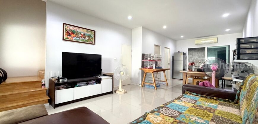 ขายทาวน์โฮม บ้านกลางเมือง สวนหลวง 3 ชั้น ขนาด 28.4 ตร.ว. หลังริม