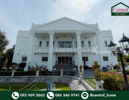 บ้านเดี่ยว คฤหาสน์หรู เนื้อที่ 3-3-8.4 ไร่ บางละมุง – ชลบุรี ใกล้ มอเตอร์เวย์