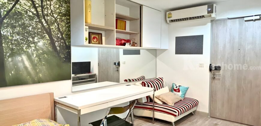 คอนโด ไอดีโอ โมบิ พระราม 9 (Ideo Mobi Rama 9) ชั้น 17 วิวสวย 21.5 ตรม. เฟอร์ฯ เครื่องใช้ไฟฟ้าครบ พร้อมเข้าอยู่ ใกล้ MRT พระราม 9 เพียง 80 เมตร