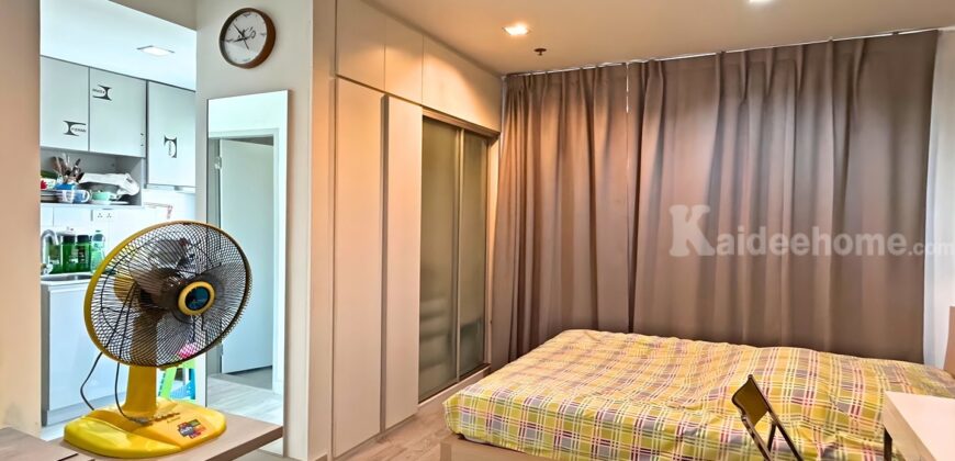 คอนโด ไอดีโอ โมบิ พระราม 9 (Ideo Mobi Rama 9) ชั้น 17 วิวสวย 21.5 ตรม. เฟอร์ฯ เครื่องใช้ไฟฟ้าครบ พร้อมเข้าอยู่ ใกล้ MRT พระราม 9 เพียง 80 เมตร