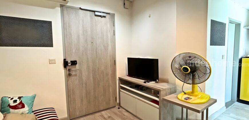 คอนโด ไอดีโอ โมบิ พระราม 9 (Ideo Mobi Rama 9) ชั้น 17 วิวสวย 21.5 ตรม. เฟอร์ฯ เครื่องใช้ไฟฟ้าครบ พร้อมเข้าอยู่ ใกล้ MRT พระราม 9 เพียง 80 เมตร