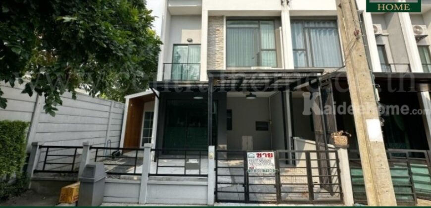 ทาวน์โฮม พลีโน่ ปิ่นเกล้า-จรัญฯ หลังริม ใกล้ MRT บางบำหรุ