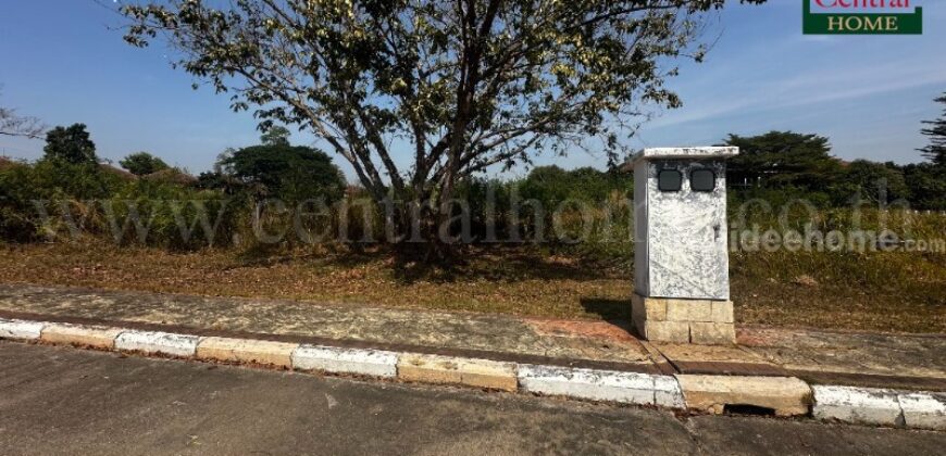 ที่ดินเปล่า ถมแล้ว 106.7 ตร.วา หมู่บ้าน การ์เด้นลากูน่า – ฉะเชิงเทรา ถนนเมน ติดทะเลสาบ