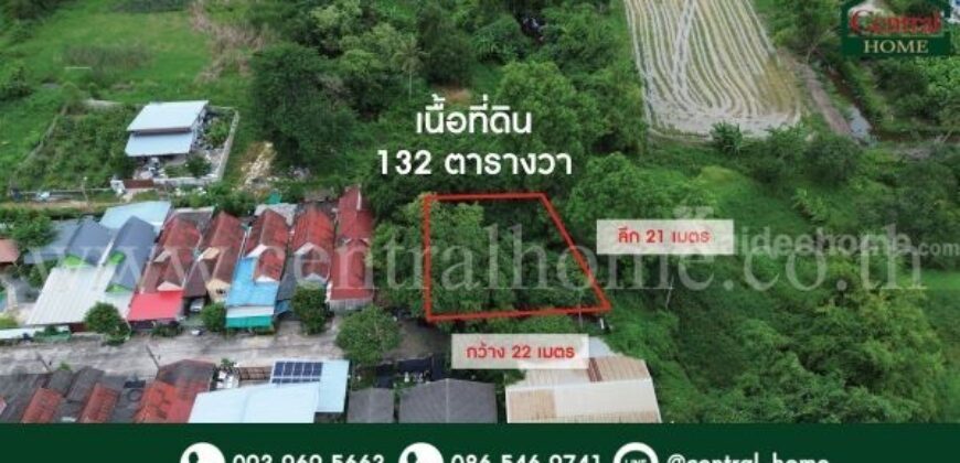 ที่ดินเปล่า 132 ตร.วา ชุมชนประชาสำราญ คลอง 12 หนองจอก
