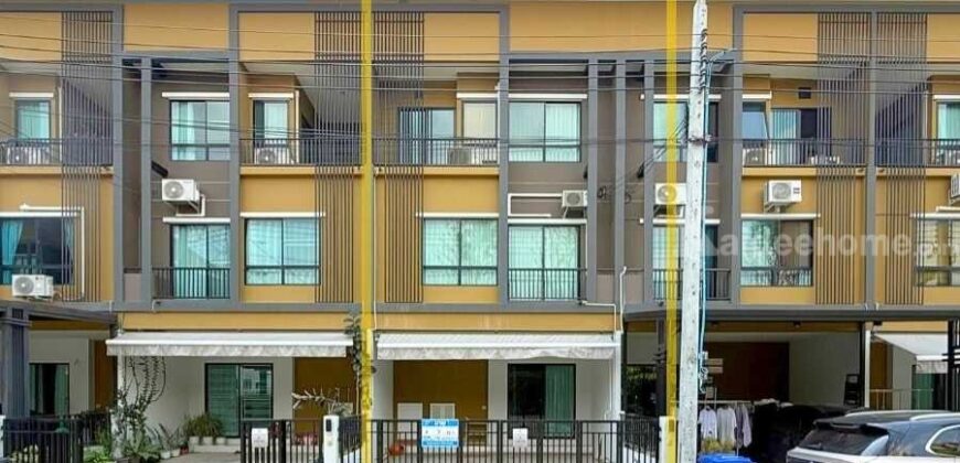 ขาย!! ทาวน์โฮม 3 ชั้น หมู่บ้านสัมมากร อเวนิว ชัยพฤกษ์-วงแหวน (ขนาด 18.5 ตร.ว.) ลำโพ บางบัวทอง นนทบุรี (Sammakorn Avenue Chaiyaphruek-Wongwaen)