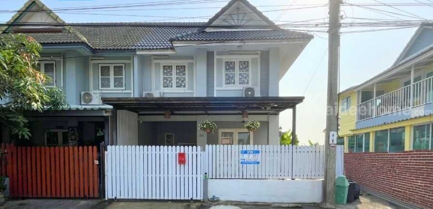 ขาย!! ทาวน์โฮม 2 ชั้น บ้านพฤกษา25 บางใหญ่ ซอยกันตนา (หลังมุม ขนาด 24 ตร.ว.) บางแม่นาง บางใหญ่ นนทบุรี : Baan Pruksa 25 Bangyai