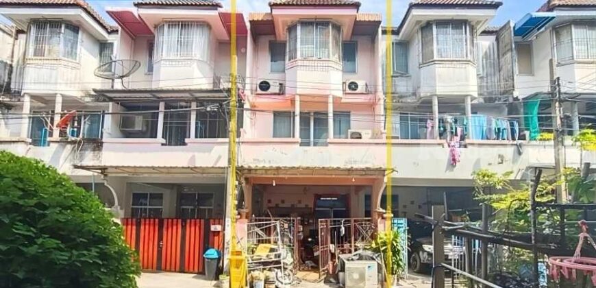 ขาย!! ทาวน์เฮาส์ 3 ชั้น (ขนาด 17 ตร.ว.) ถ.แจ้งวัฒนะ-ปากเกร็ด ซ.36 นนทบุรี : Townhouse 3 levels Chaengwattana – Pak Kret 36