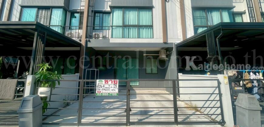 ทาวน์โฮม พลีโน่ พหลโยธิน 54/1 ราคาถูกที่สุดในโครงการ