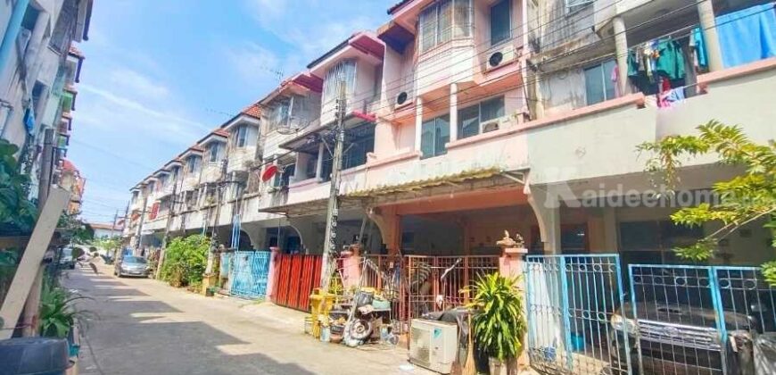 ขาย!! ทาวน์เฮาส์ 3 ชั้น (ขนาด 17 ตร.ว.) ถ.แจ้งวัฒนะ-ปากเกร็ด ซ.36 นนทบุรี : Townhouse 3 levels Chaengwattana – Pak Kret 36
