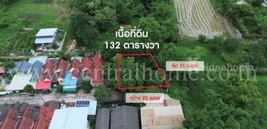 ที่ดินเปล่า 132 ตร.วา ชุมชนประชาสำราญ คลอง 12 หนองจอก