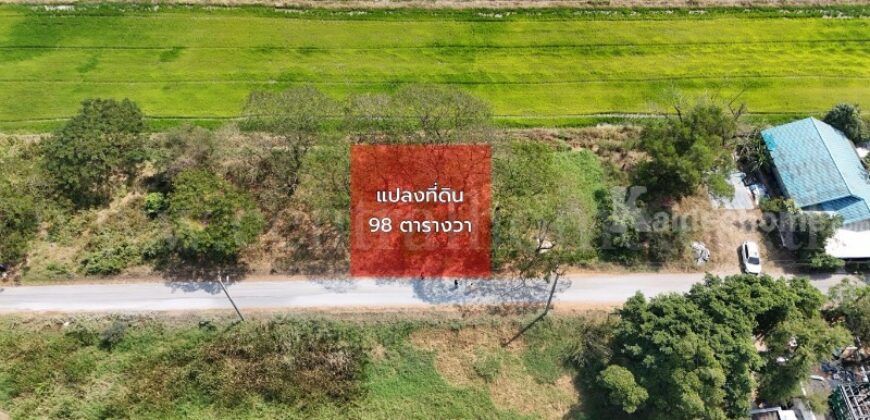ที่ดินเปล่า 98 ตารางวา ซอยสังฆสันติสุข 38 หนองจอก กรุงเทพฯ ราคาถูก