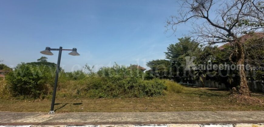 ที่ดินเปล่า ถมแล้ว 105.2 ตร.วา หมู่บ้าน การ์เด้นลากูน่า – ฉะเชิงเทรา ติดทะเลสาบ