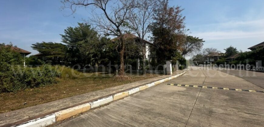 ที่ดินเปล่า ถมแล้ว 105.2 ตร.วา หมู่บ้าน การ์เด้นลากูน่า – ฉะเชิงเทรา ติดทะเลสาบ