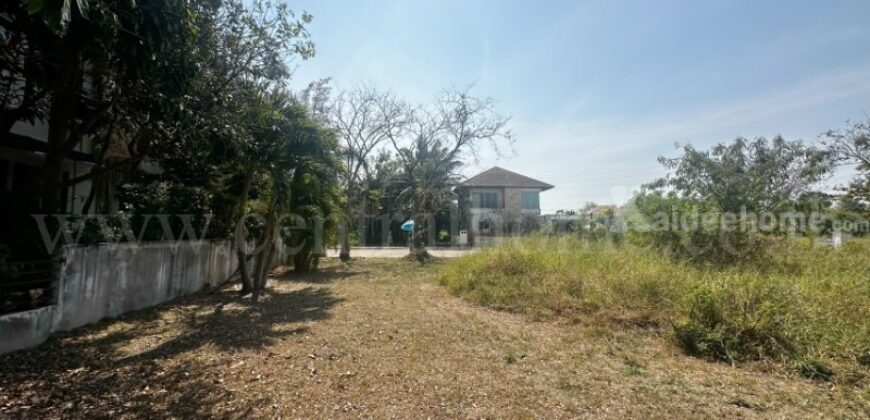 ที่ดินเปล่า ถมแล้ว 105.2 ตร.วา หมู่บ้าน การ์เด้นลากูน่า – ฉะเชิงเทรา ติดทะเลสาบ