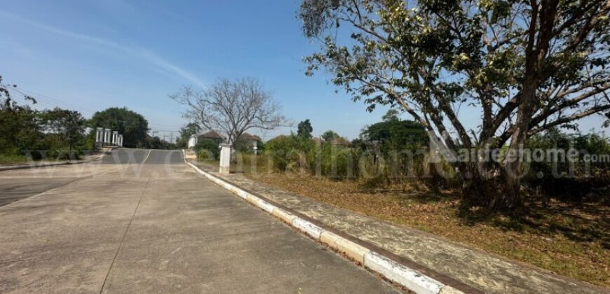 ที่ดินเปล่า ถมแล้ว 105.2 ตร.วา หมู่บ้าน การ์เด้นลากูน่า – ฉะเชิงเทรา ติดทะเลสาบ