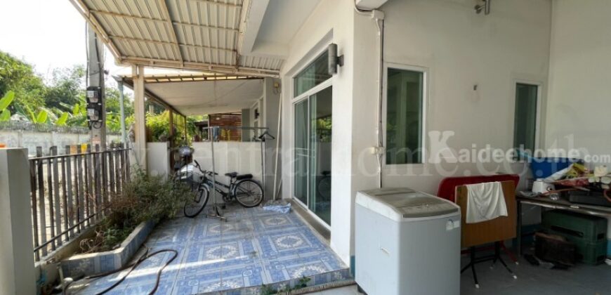 ทาวน์เฮ้าส์ บ้านเปี่ยมสุข รัตนาธิเบศร์ – วัดสวนแก้ว หน้าบ้านไม่ชนใคร