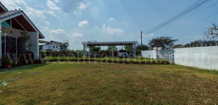 บ้านเดี่ยว 2 หลัง พร้อมที่ดิน 1 ไร่ 55.4 ตารางวา เกาะโพธิ์ นครนายก