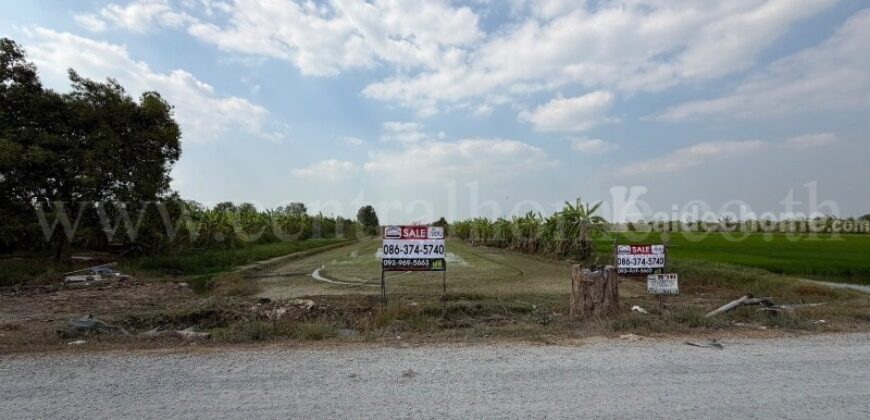 ที่ดินเปล่า 7 ไร่ 55 ตารางวา บางคูรัด บางบัวทอง นนทบุรี