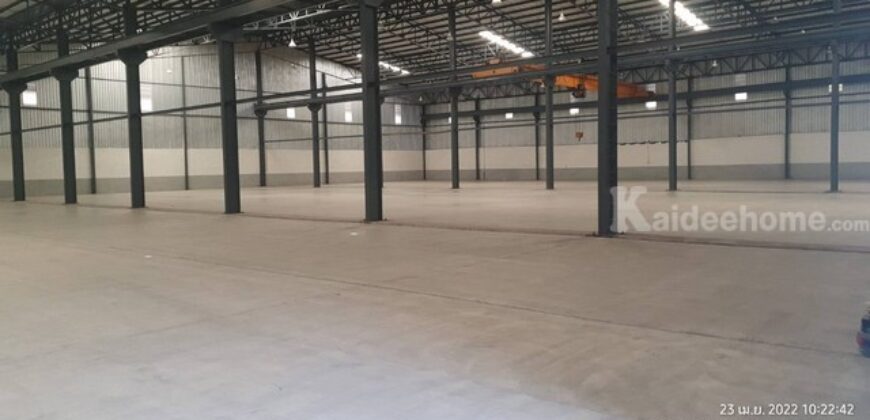 รหัสC7055 ให้เช่าโกดังพร้อมออฟฟิศ ที่ดินเนื้อที่ 6ไร่กว่า พื้นที่สีม่วง ขอใบ รง.4 ได้ ถนนปู่เจ้าสมิงพราย สำโรงใต้ สมุทรปราการ