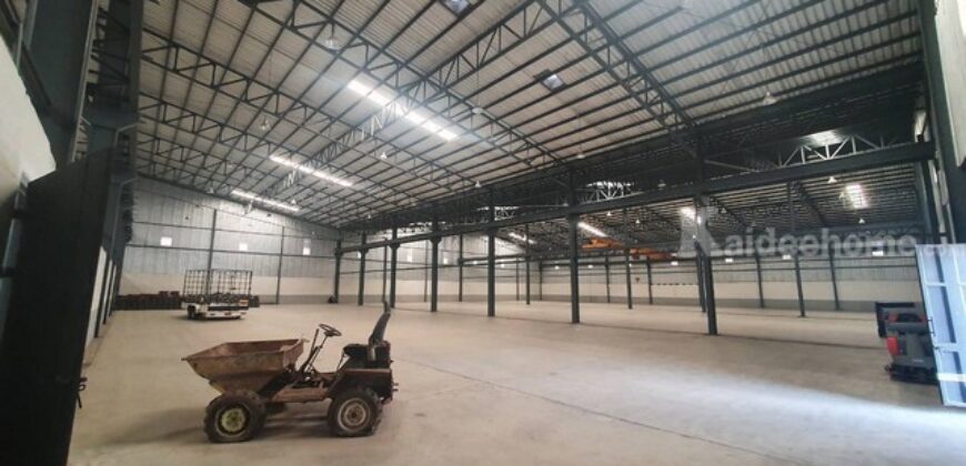 รหัสC7055 ให้เช่าโกดังพร้อมออฟฟิศ ที่ดินเนื้อที่ 6ไร่กว่า พื้นที่สีม่วง ขอใบ รง.4 ได้ ถนนปู่เจ้าสมิงพราย สำโรงใต้ สมุทรปราการ