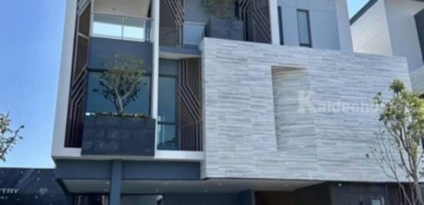 รหัสC7058 ให้เช่าบ้านเดี่ยว3ชั้น โครงการหรู The Gentry พัฒนาการ 2 บ้านหรูทำเลใจกลางเมือง ตกแต่งพร้อมอยู่