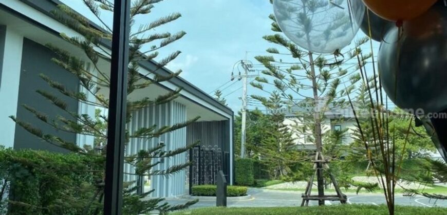 รหัสC7059 ให้เช่าบ้านเดี่ยว 2ชั้น โครงการบางกอก บูเลอวาร์ด พระราม 9 ถนนเลียบวงแหวน ราษฎร์พัฒนา ทับช้าง