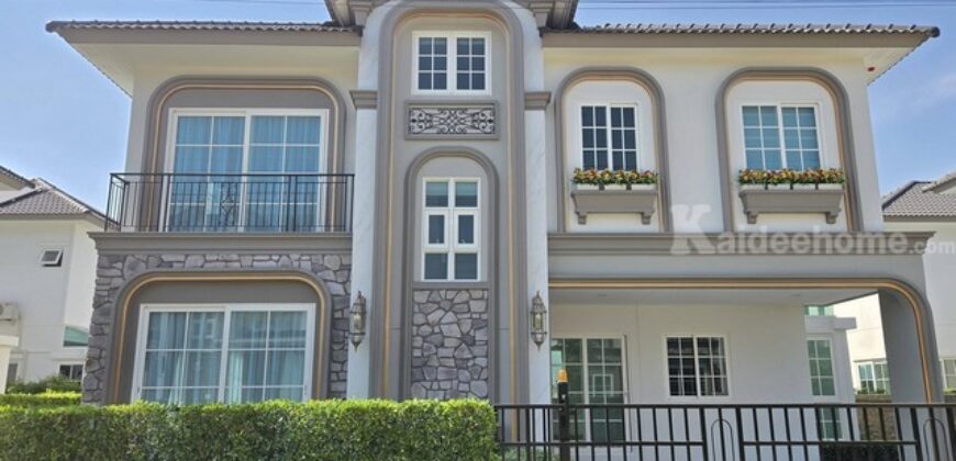 รหัสC7065 ให้เช่า ขายบ้านเดี่ยว 2ชั้น โครงการGrandio Bangna Km.5 แกรนดิโอ บางนา กม.5 บ้านตกแแต่งพร้อมอยู่