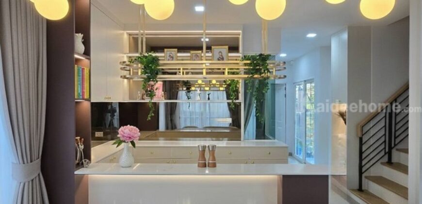 รหัสC7065 ให้เช่า ขายบ้านเดี่ยว 2ชั้น โครงการGrandio Bangna Km.5 แกรนดิโอ บางนา กม.5 บ้านตกแแต่งพร้อมอยู่