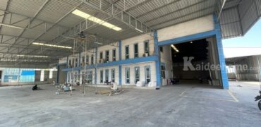 รหัสC7068 ให้เช่าโรงงานพื้นที่ 2,000 ตรม. พื้นที่สีม่วงลาย ขอใบ รง.4 ได้ ย่านลาดหวาย บางเพรียง บางบ่อ สมุทรปราการ