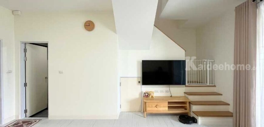 ทาวน์โฮม 2 ชั้น พลีโน่ ราชพฤกษ์ – แจ้งวัฒนะ (หลังมุม ขนาด 18 ตร.ว.) ต.บางคูวัด อ.เมืองปทุมธานี จ.ปทุมธานี : Pleno Ratchapruek – Chaengwattana