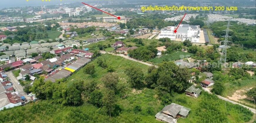 ขายที่ดินบางพระ ศรีราชา ชลบุรี 8ไร่ 80 ตร.ว.
