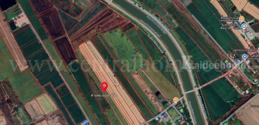 ที่ดินเปล่า 7 ไร่ 55 ตารางวา บางคูรัด บางบัวทอง นนทบุรี