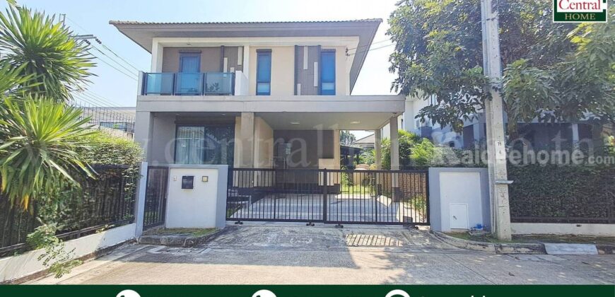 บ้านเดี่ยว บุราสิริ วงแหวน – อ่อนนุช หลังริม เฟอร์ Built – in ถูกสุดในโครงการ