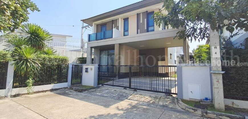 บ้านเดี่ยว บุราสิริ วงแหวน – อ่อนนุช หลังริม เฟอร์ Built – in ถูกสุดในโครงการ