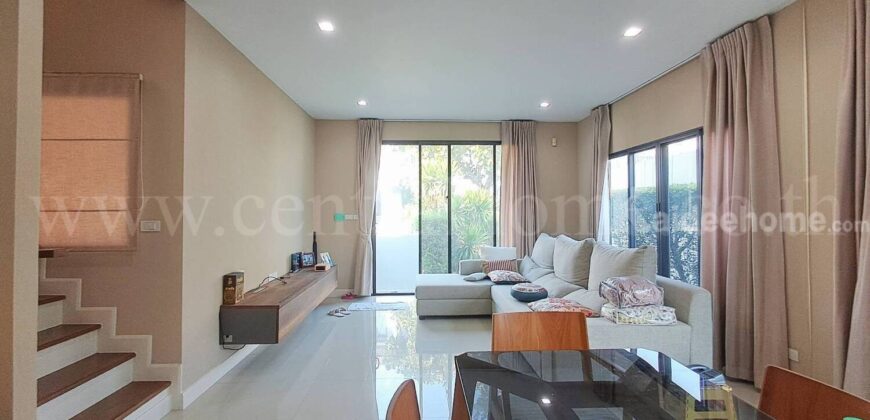 บ้านเดี่ยว บุราสิริ วงแหวน – อ่อนนุช หลังริม เฟอร์ Built – in ถูกสุดในโครงการ