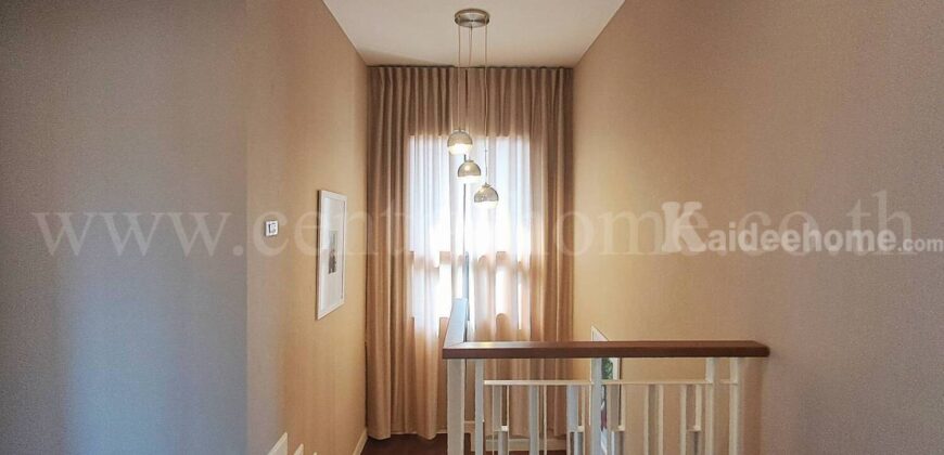 บ้านเดี่ยว บุราสิริ วงแหวน – อ่อนนุช หลังริม เฟอร์ Built – in ถูกสุดในโครงการ