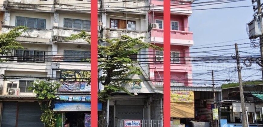 ขายอาคารพาณิชย์ ปากซอยประชาอุทิศ 127 ใกล้บิ๊กซี ติดถนนใหญ่ ทำเลศักยภาพสูง โทร 063-365-9464