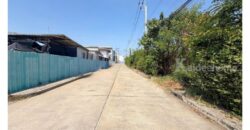 ขายที่ดินปากเกร็ด 201 ตารางวา รูปสี่เหลี่ยมผืนผ้า ทำเลทองซอยวัดสลักเหนือ