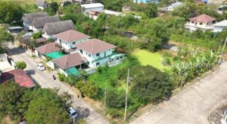 ขาย ที่ดินมหาชัยเมืองใหม่ แปลงมุม เนื้อที่ 104.6 ตารางวา ถนนโครงการกว้างขวาง เหมาะสร้างบ้านพักอาศัยหรือโกดังเก็บสินค้า