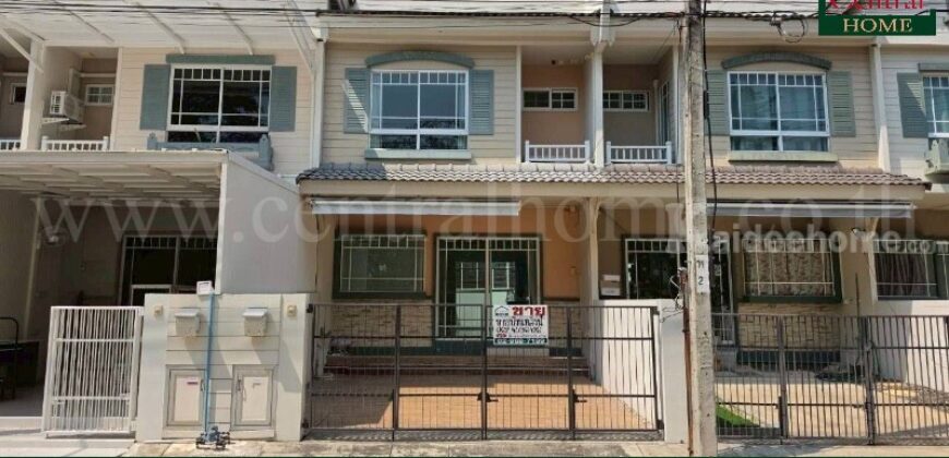 ทาวน์โฮม 2 ชั้น วิลลาจจิโอ บางนา ซอยเอแบค บ้านสวยใหม่มาก พร้อมอยู่ ราคาถูก