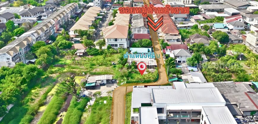 ขายที่ดินอ่อนนุช 39 (ศรีนครินทร์ 24) แปลงมุม 75 ตร.ว. ราคาถูก