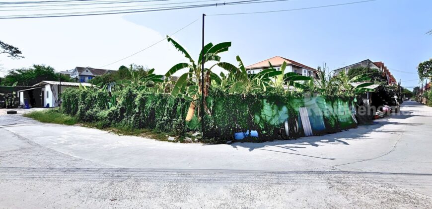 ขายที่ดินอ่อนนุช 39 (ศรีนครินทร์ 24) แปลงมุม 75 ตร.ว. ราคาถูก