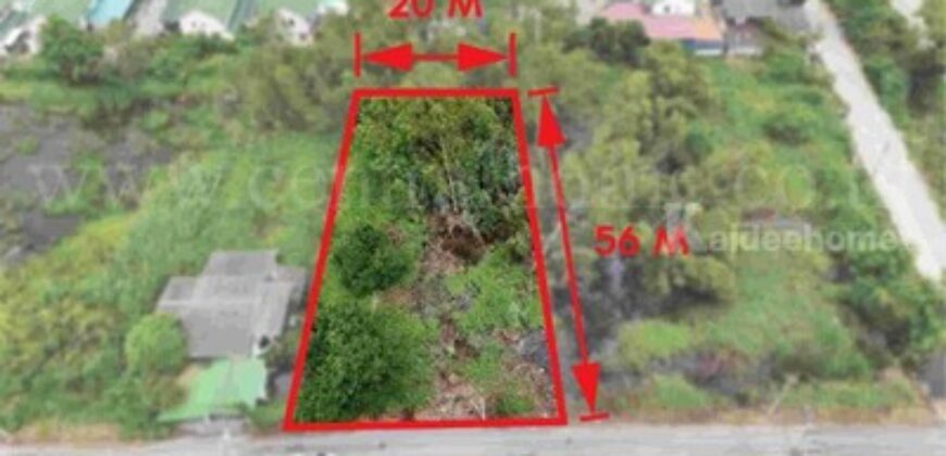 ที่ดินเปล่า 285 ตร.วา ซอยบงกช 55 คลอง 2 ปทุมธานี