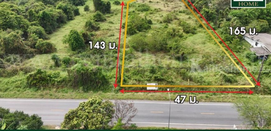 ที่ดินเปล่า 4 ไร่ ติดถนนใหญ่ นย.2003 ป่าขะ นครนายก