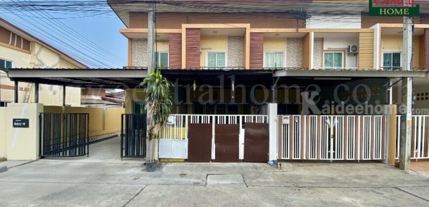 ทาวน์เฮ้าส์ บีเค ลัคกี้โฮม 3 อุทัย-โรจนะ ต่อเติมครบ พร้อมอยู่