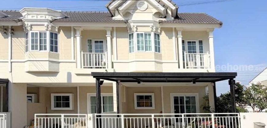 ขาย!! ทาวน์โฮม บ้านดี เดอะแฮมิลตัน กาญจนาภิเษก-บางใหญ่ (หลังมุม ขนาด 29 ตร.ว.) บ้านกล้วย-ไทรน้อย นนทบุรี : Baan D The Hamilton Kanjanaphisek-Bangyai