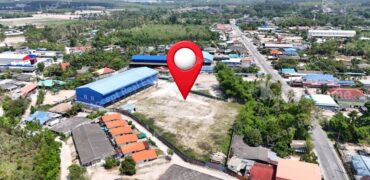 ขายที่ดินพร้อมโรงงาน ทำเล ห้วยโป่ง ระยอง 13-3-78.4 ไร่